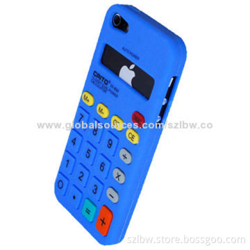 3D Calculator Silicone Cover Case for iPhone 5, Custom Made